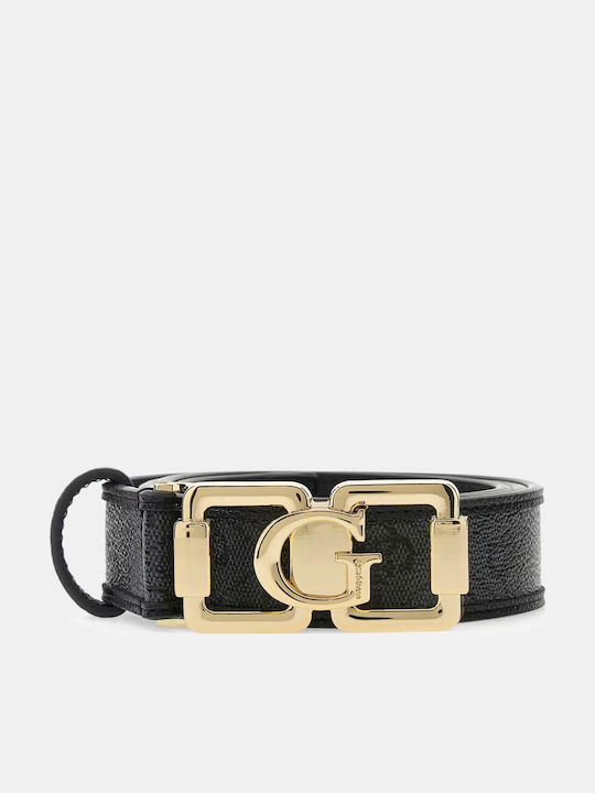 Guess Γυναικεία Ζώνη Μαύρη