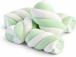Marshmallow Confectionery Bulgari Twist White Mint Vanilla 1kg ≈245pcs