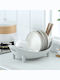 Dream House Geschirrabtropfer & Abtropfgitter Grau 42.5x32x14.5cm