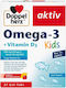 Doppelherz Omega 3 +vitamin D3 Kids Fish Oil Suitable for Children 90mg 27 tabs