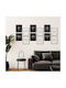 Set of 12 Wall Decoration Posters Without Frame 20.32x25.4cm Code 030