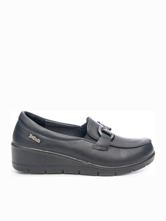 B-Soft Γυναικεία Loafers σε Μαύρο Χρώμα