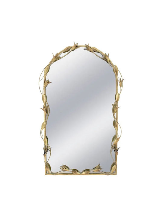 Marhome Wall Mirror with Gold Metallic Frame 108.5x66cm 1pcs