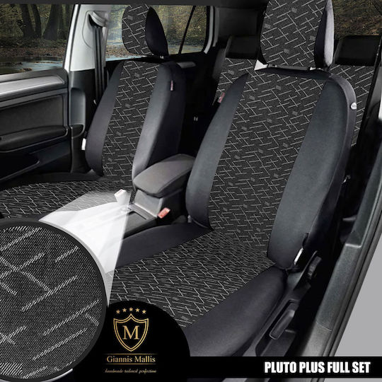 Front Car Covers 2pcs Black