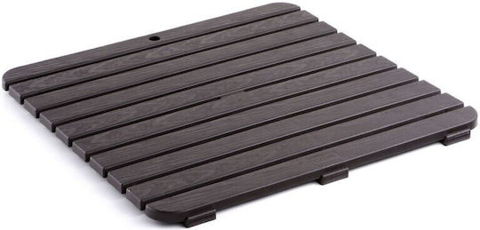 Dimitracas Shower Non-slip with Suction Cups Brown 55x55εκ.