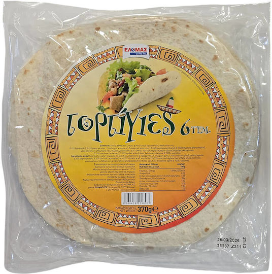 Elomas Qualität Tortillas Starenië 6 Stück 370g