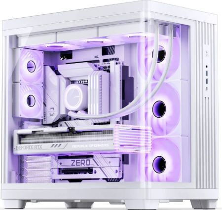 Jonsbo TK-4 Gaming Midi Tower Computer Case with Side Window White