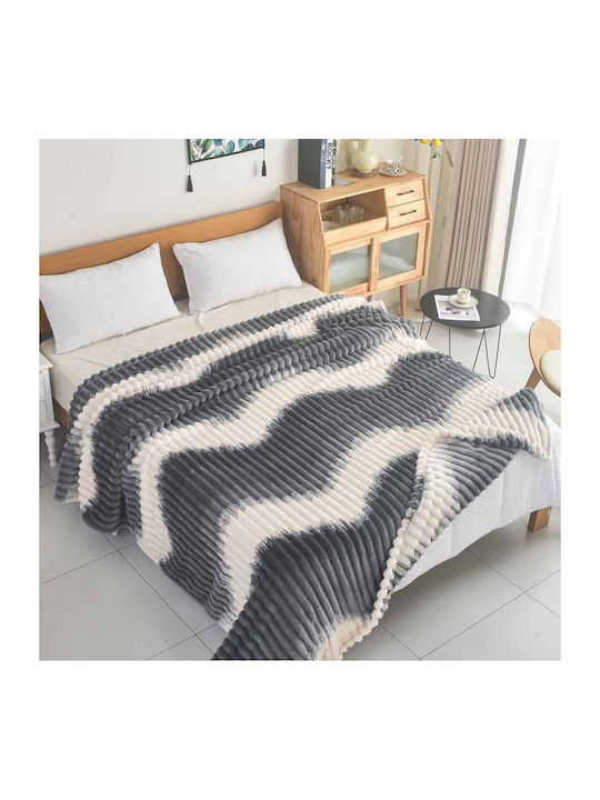 Lucktora Κουβέρτα Fleece Μονή 160x220εκ.