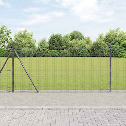vidaXL Публикация за Ограда на Градина от Стомана 3.2x3.2x90бр 52бр Gray