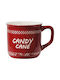 Kostopoulos Christmas Mug Porcelain Red
