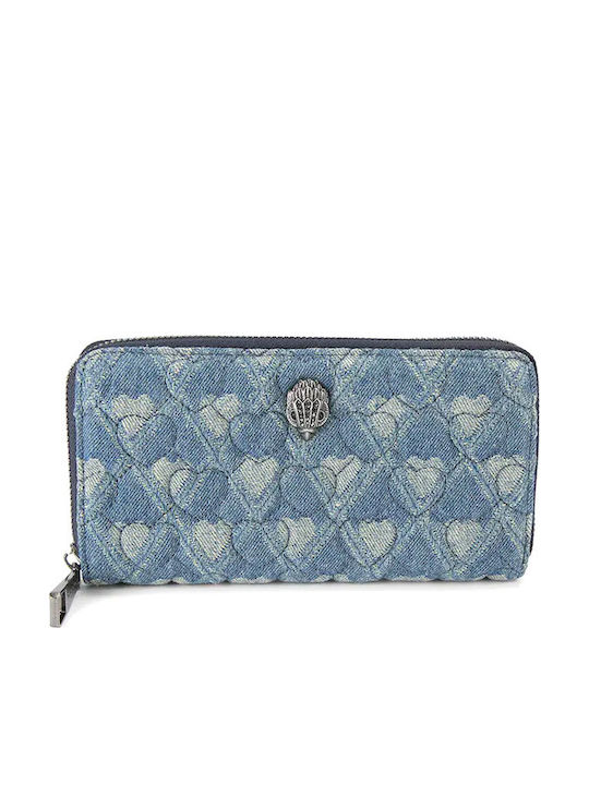 Große Damenbrieftasche Blau