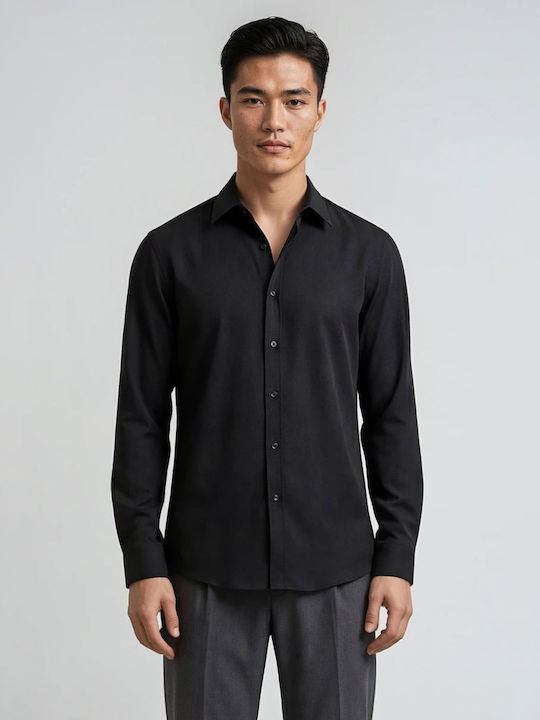 Aristoteli Bitsiani Long-sleeved Cotton Shirt B...
