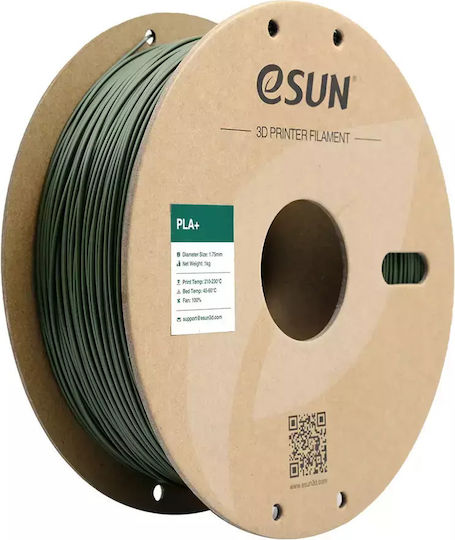 Esun PLA+ 3D Printer Filament 3.0mm Green 1kg