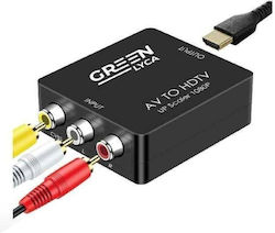 Green-lyca Gl69404 Smart Converter 1080p Av Hdmi Ntsc-pal