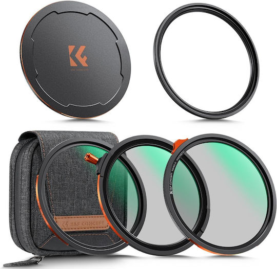 K&F Concept CPL / Adapter / Diffusion / NDFilter Kit 77mm for Camera Lenses