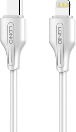 Ldnio USB-C to Lightning Cable 30W White 1m