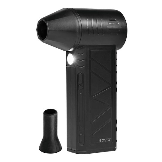 Savio Md-01 Mini Cordless Blower – Cordless Battery Blower 100,000 Rpm Usb-c Led Flashlight