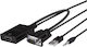 Vivanco Convertor HDMI / VGA masculin în HDMI / VGA feminin 1buc