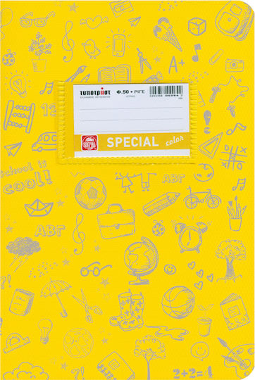Typotrust Notebooks Ruled B5 50 Sheets Yellow 6pcs
