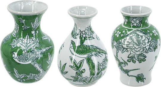 Artekko Decorative Vase Melania White 10x10x15.5cm