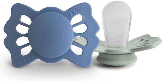 Frigg Orthodontische Schnuller Silikon Ocean View/Sage für 0-6 Monate 2Stück