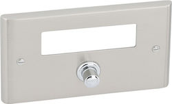 Κουδούνι Πόρτας Best Ορειχάλκινο Νίκελ Ματ 70×120mm