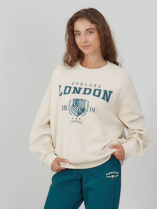 Admiral Дълга Дамски Суитшърт Beige