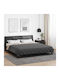 vidaXL Плик за Завивка Двоен 200x200 Anthracite, Tan