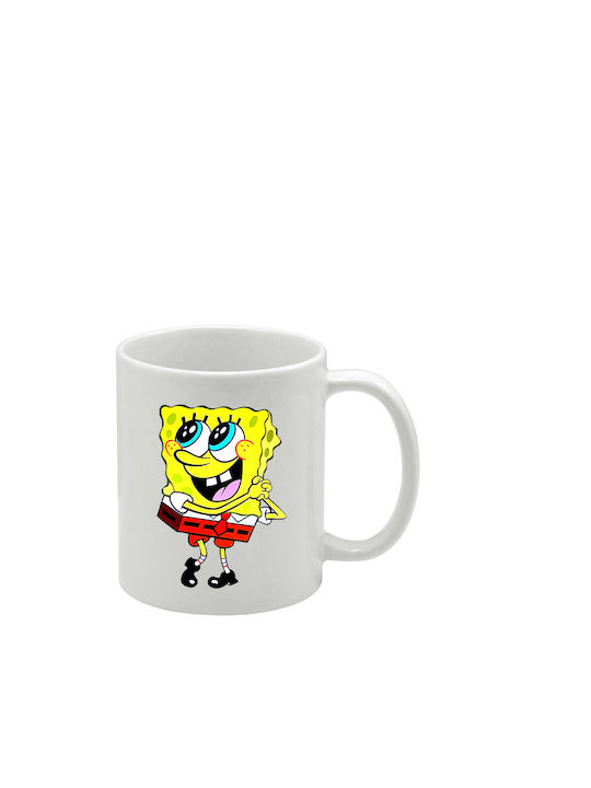 White Mug SpongeBob SquarePants