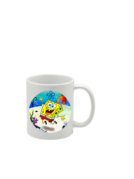 White Mug SpongeBob SquarePants