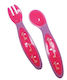 Lorelli Baby Set with Fork Pink 2pcs