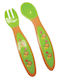 Lorelli Baby Set with Fork Green 2pcs