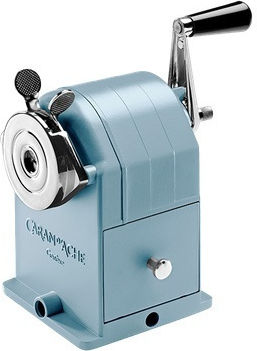 Caran D'ache Table Pencil Sharpener Metallic Φ4-10 Mm Alpine Frost Blue