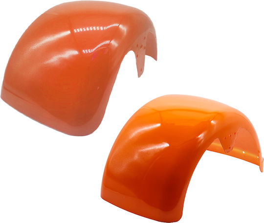 Zurück Motorrad Kunststoffteil Orange 1Stück