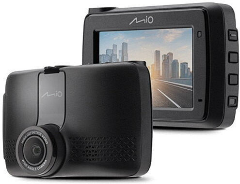 Mio Mivue 1440P Windshield Car DVR Set with Rear Camera, 2.7" Display