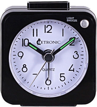 Cetronic IM5508 Analoge Schwarze Tischuhr