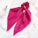 Scrunchie Satinat Elastic De Păr Eșarfă Fuchsia
