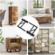 Μηχανισμός Ανύψωσης Κρεβατιού 12 Pcs Μαύρο 34 X 9.5 X 4 Χλστ Μαύρο 864847
