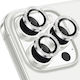 Orso Diamonds Camera Protection Tempered Glass Silver for the iPhone 14 Pro, iPhone 14 Pro Max