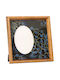 Glass Photo Frame Flower 13x18cm
