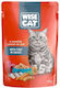 Wise Cat Wet Food for Adult Cats in Pouches with Fish and Meat 5x100gr