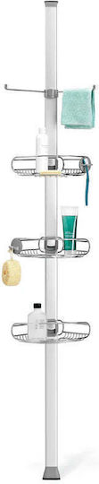 Simplehuman Επιδαπέδια Ραφιέρα Μπάνιου Μεταλλική 23.88x30x274.07cm