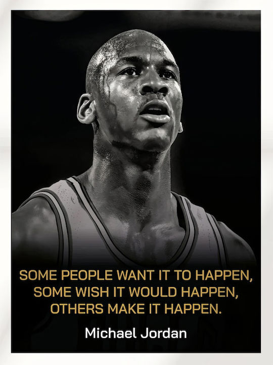 Плакат Nba Michael Jordan Snk288 21см X 30см