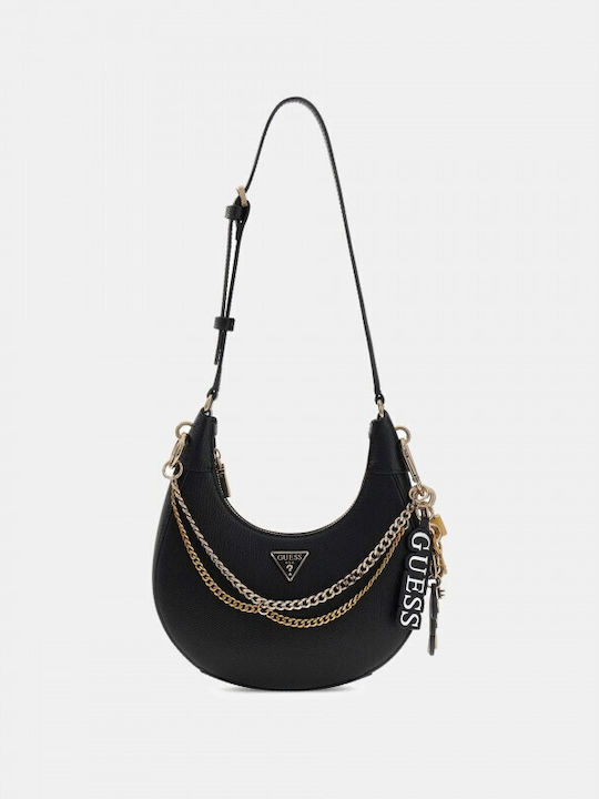 Damen Hobo Tasche Schwarz
