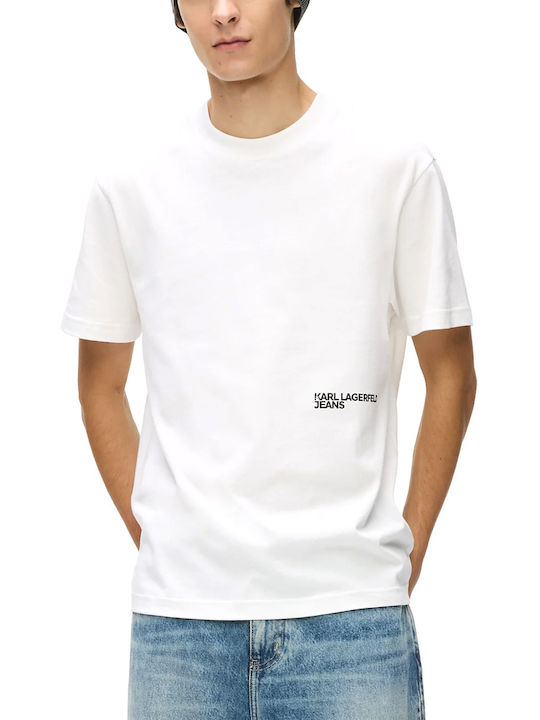 Karl Lagerfeld T-shirt White-black-blue