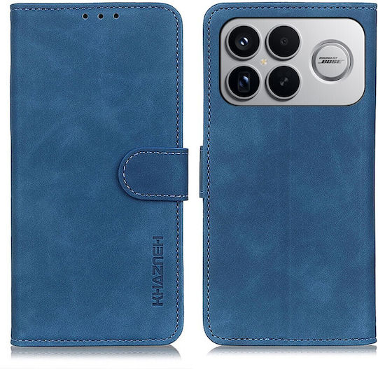 Khazneh Wallet Leather Blue (Poco F8 Ultra)