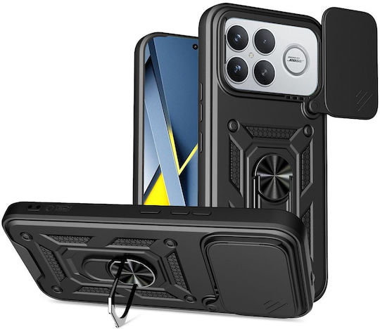 Tech-Protect Camshield Back Cover Plastic / Silicone Black (Poco F8 Ultra)