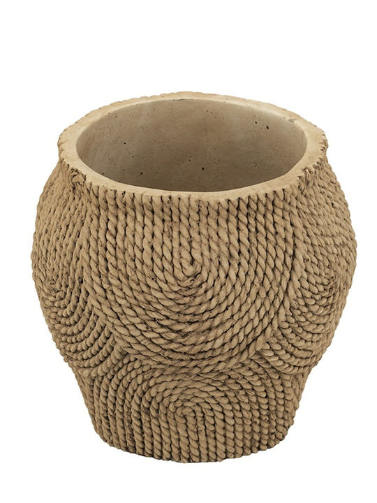Artekko Cement Planter Concrete Brown 20.5x20.5x20cm.