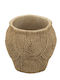 Artekko Cement Planter Concrete Brown 20.5x20.5x20cm.