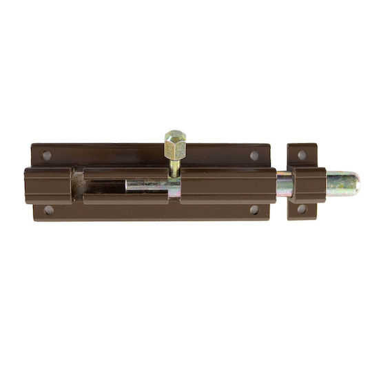 Aluminum Door Bolts Brown No 100/12 Heavy Duty Card